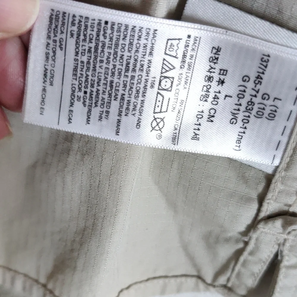 GAP Kids Rip Stop Utility Shirt L